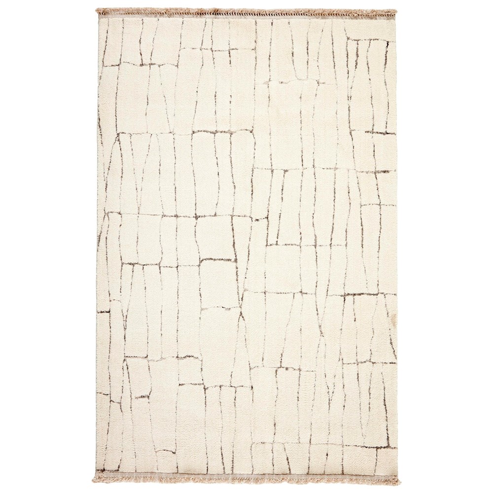 Savannah Moroccan Abstract BBHGK53B SVN28 Rug in Cream White